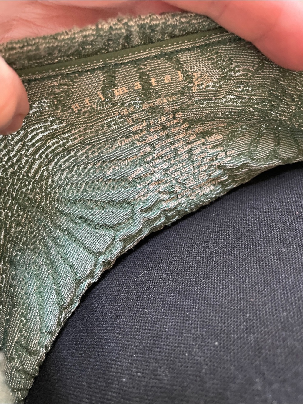 Free People Textured Square Neck Tank - Sage - Picture 3 of 3
